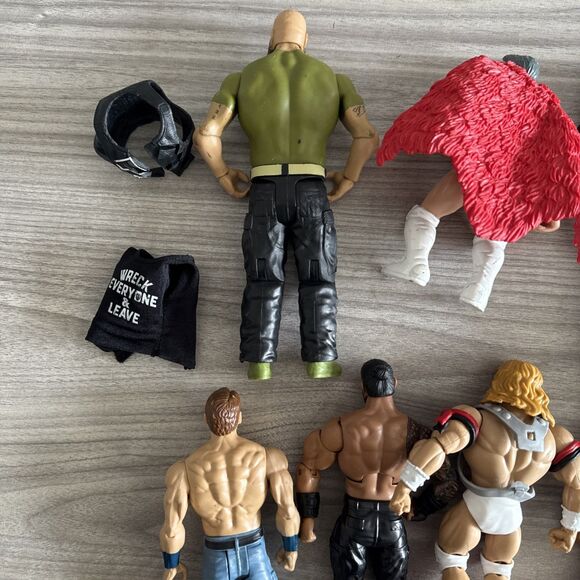 WWE Wrestling Action Figure Lot Roman Reigns John Cena Brock Lesnar Mattel Basic - Picture 8 of 11